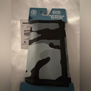 Camouflage Nylon Wallet for use /w Chain